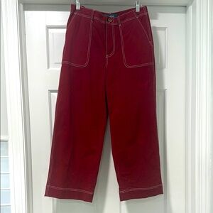 ModCloth burgandy/red pant